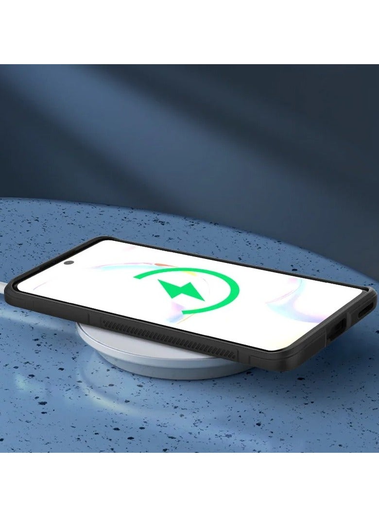 Premium Protection Back Silicone Case Compatible with Honor 50/Nova 9 Magic Shield Shockproof Case with Camera Protection (Grey) - Image 4