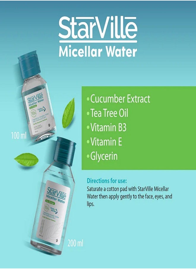 starville - Cleansing Micellar Water Triple Action 100ml - Image 1