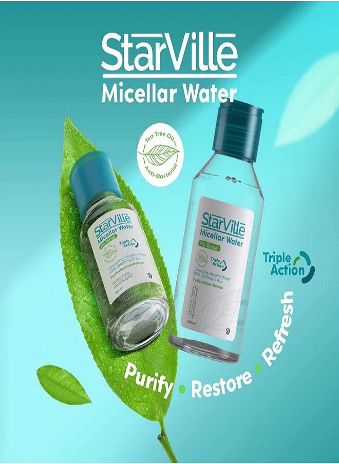 starville - Cleansing Micellar Water Triple Action 100ml - Image 1