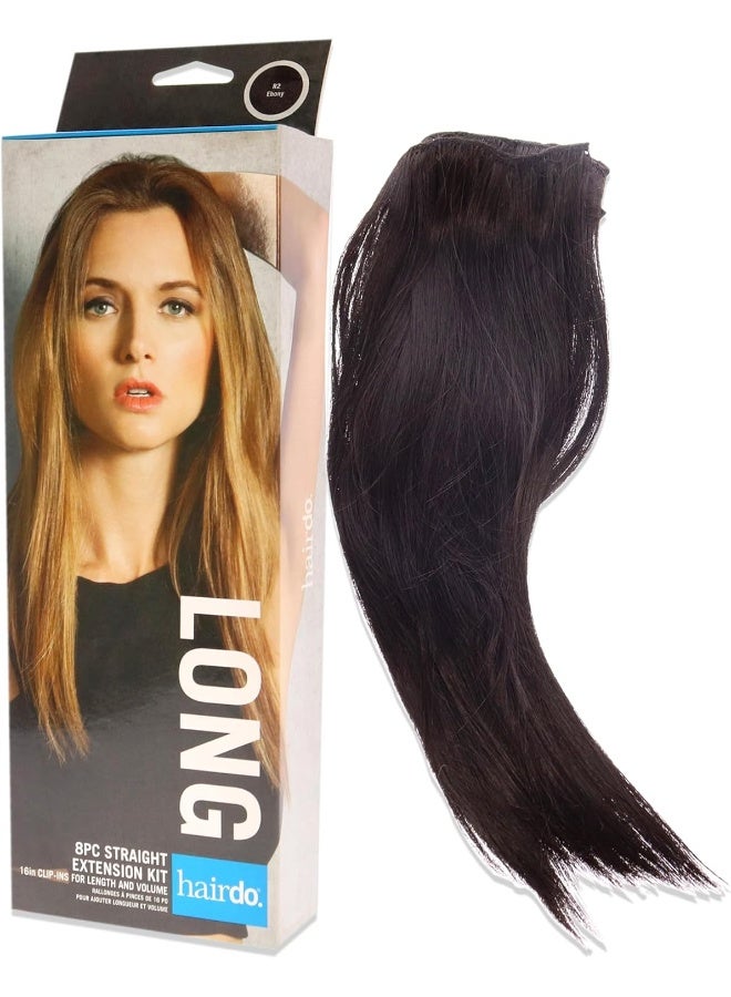 hairdo طقم وصلات شعر مستقيمة 8 قطع - R2 إيبوني - Image 4