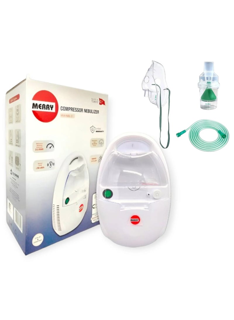 Merry Compact Turkish Pure Steam Respiratory Therapy Nebulizer - Image 1