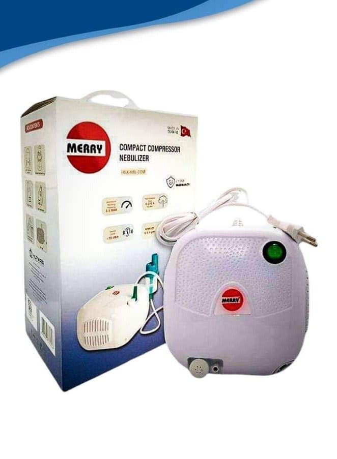 Merry Compact Turkish Pure Steam Respiratory Therapy Nebulizer - Image 2