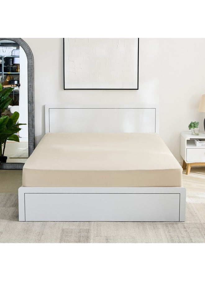 Home Box Essential Cotton Queen Fitted Sheet 150 x 200 x 36 cm  - Image 3
