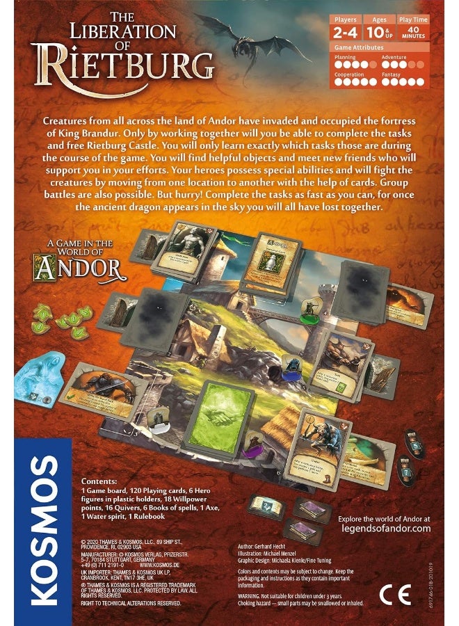 Thames & Kosmos 691746 Kosmos: The Liberation of Rietburg World of Andor, Co-op Game - Image 2
