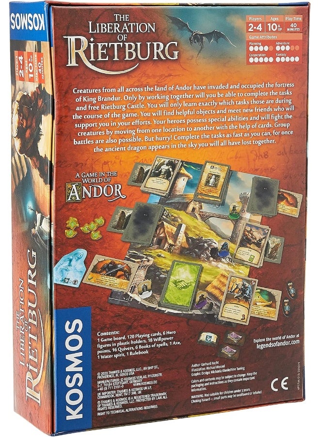 Thames & Kosmos 691746 Kosmos: The Liberation of Rietburg World of Andor, Co-op Game - Image 4