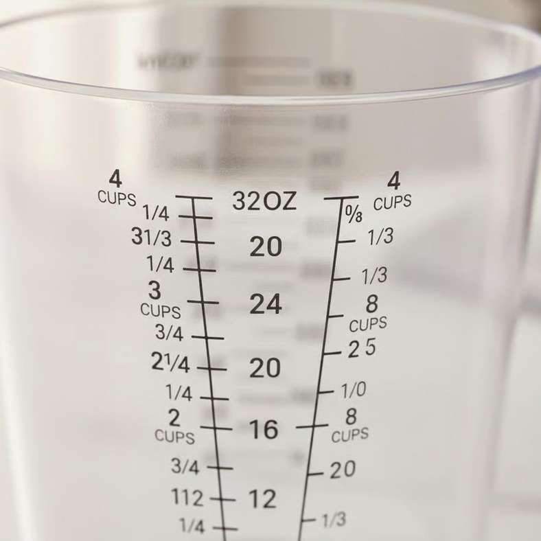 Pan Home Clear 3-Piece Measuring Cup Set - Image 2