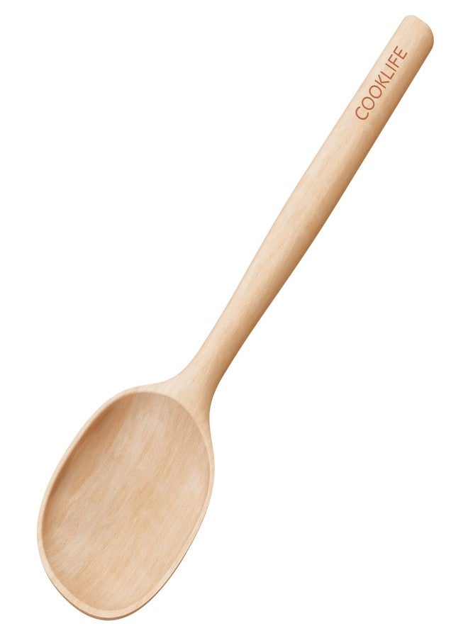 COOKLIFE Beech Wooden Spoons for Cooking - Large Smooth Finish Natural Beech Cooking Spoons - Durable Wooden Cooking Utensil - Image 1