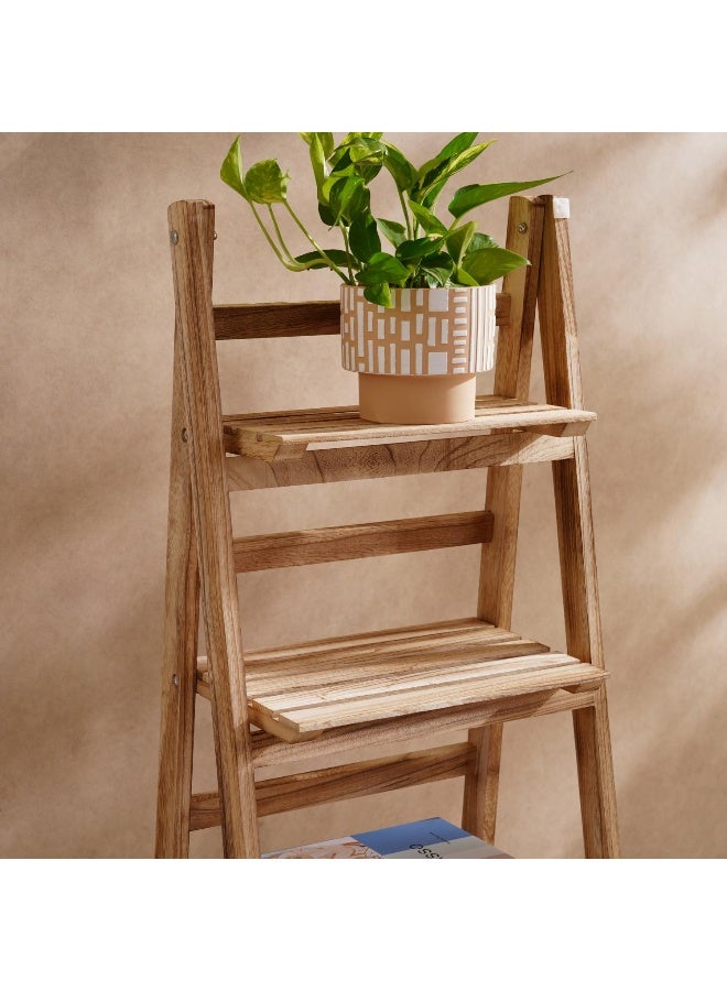 Pan Home حامل نباتات خشبي من كارلتون 4 طبقات 41X32X112 سم - طبيعي - Image 1