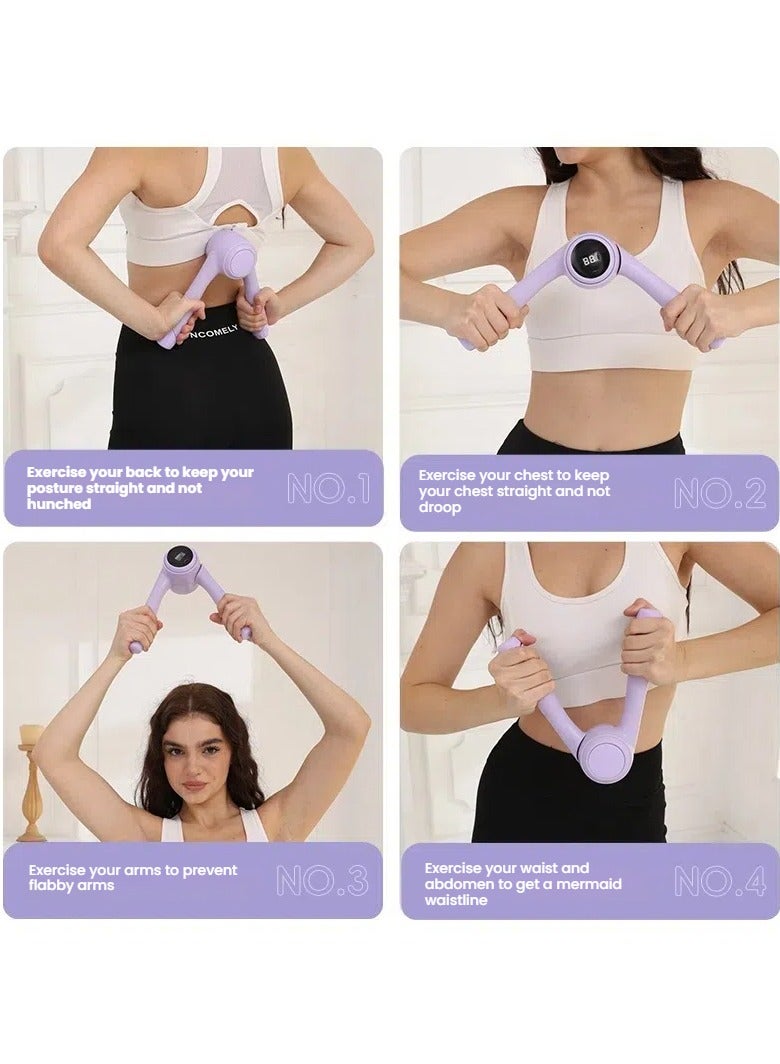 General Smart Arm and Chest Resistance Training Device for Women Back Exercise Tool Home Yoga Arm Strength Trainer USB  - Image 2