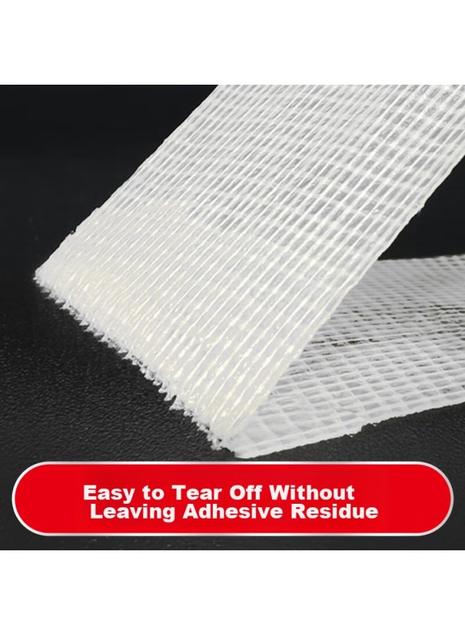 Yongguan Mesh Double-sided Tape, Strong Adhesive For Seams, Traceless Carpet Tape, Strong Fixation For Couplets And Spring Festival Couplets, High Viscosity, Waterproof, Stage Carpet Tape, Double-sided Tape, Brown Yellow, 3cm*20m*1 Roll, Specially For Couplets, Adhesive Tape For Couplets - Image 2