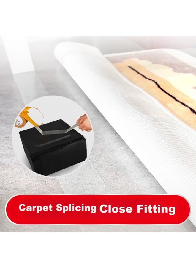 Yongguan Mesh Double-sided Tape, Strong Adhesive For Seams, Traceless Carpet Tape, Strong Fixation For Couplets And Spring Festival Couplets, High Viscosity, Waterproof, Stage Carpet Tape, Double-sided Tape, Brown Yellow, 3cm*20m*1 Roll, Specially For Couplets, Adhesive Tape For Couplets - Image 1