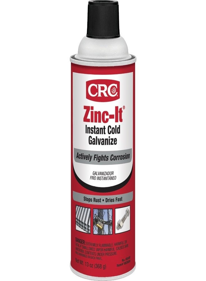 CRC 05048 Zinc-It طلاء جلفنة بارد فوري - 13 أونصة، رمادي