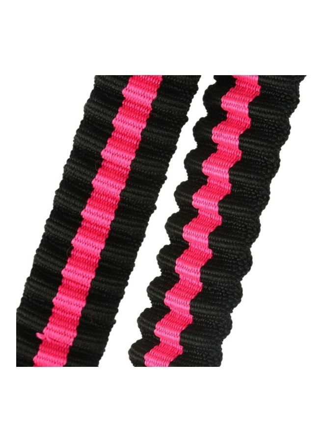 NIBEMINENT Adjustable Retractable Leash Pink/Black - Image 2