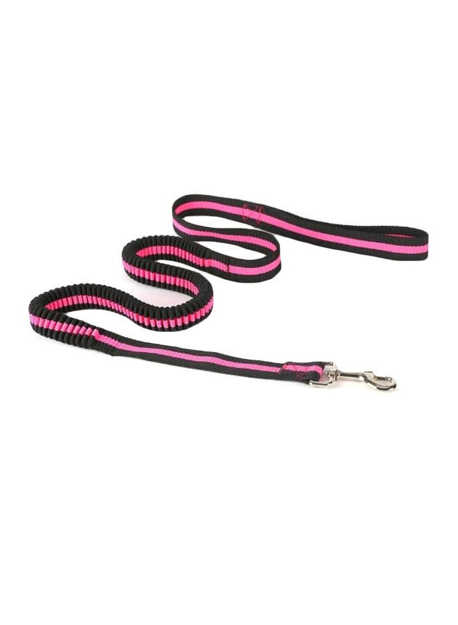 NIBEMINENT Adjustable Retractable Leash Pink/Black - Image 1