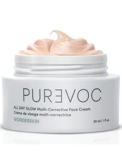 Wonderskin Purevoc All Day Glow Multicorrective Face Cream Hydrating Face Moisturizer For Women And Men Facial Moisturizer For Dry Skin Anti Aging And Anti Wrinkle Face Cream  - Image 2