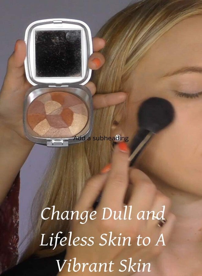 Ageless Derma Baked Mineral Makeup Healthy Blush Collage Of Colors (Ginger) Made in USA. Highlighter Makeup - Image 4