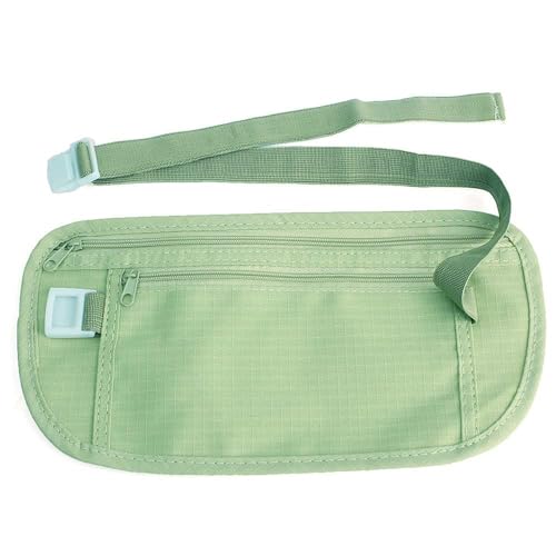 ADD GEAR Money Belt for Travel - Hidden Waist Pouch Passport ID Wallet Holder Compact Security Money Waist Belt Bag (Skin) - Image 2