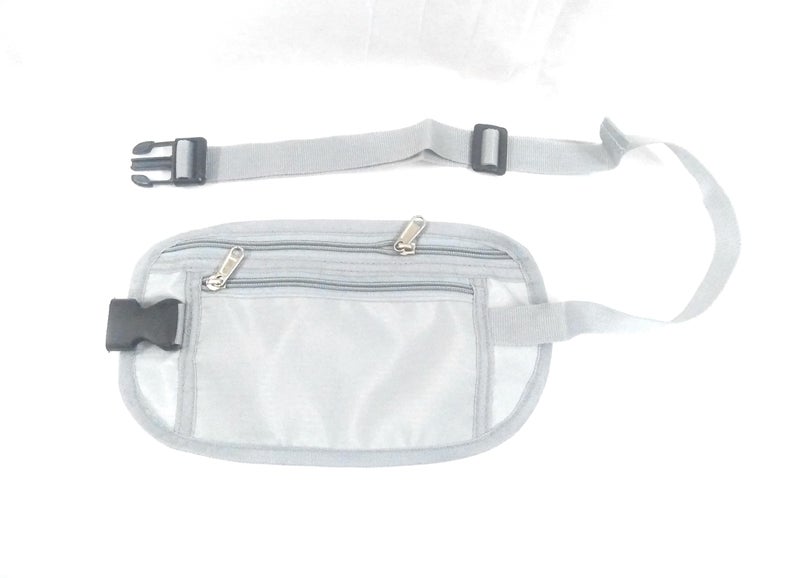ADD GEAR Money Belt for Travel - Hidden Waist Pouch Passport ID Wallet Holder Compact Security Money Waist Belt Bag (Skin) - Image 3