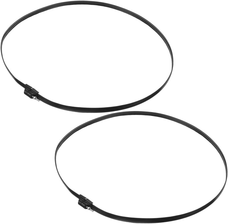 2pcs Electric Fan Fixing Rings Binding Hoops for Pedestal Table and Wall Fans Enhanced Strength Net Cover Reliable Repair Accessory for Household Use - Image 1