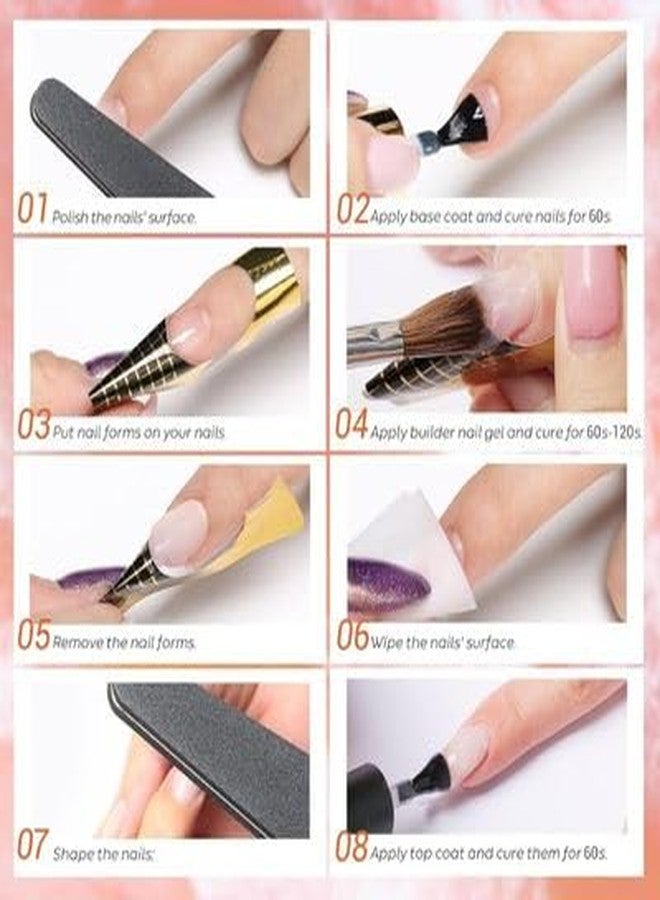THR3E STROKES Builder Gel for Nails - 15ml | Clear, White, Pink, Nude | Professional Hard Gel for Nail Extensions, Overlays & Sculpting | Salon-Quality UV/LED GelNail Builder (Nude) - Image 5