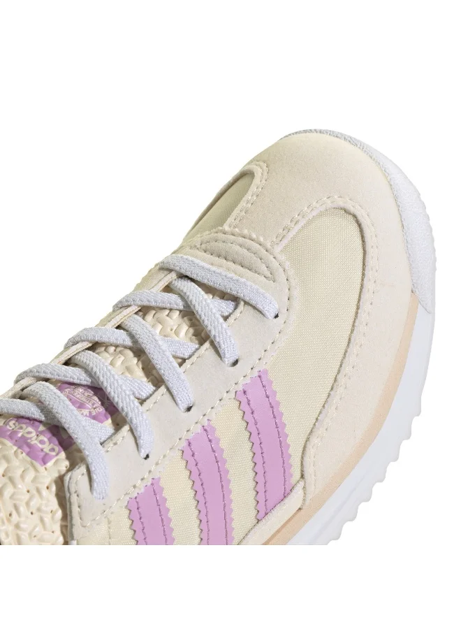 adidas سنيكرز SL 72 RS EL C بيج للأطفال أولاد وبنات مقاس 2.5