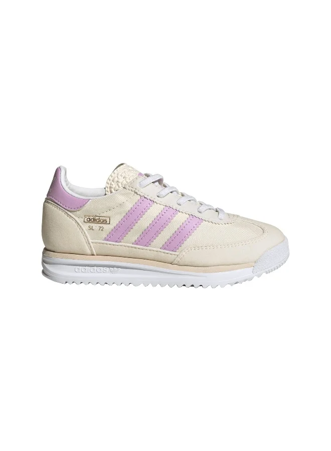 adidas سنيكرز SL 72 RS EL C بيج للأطفال أولاد وبنات مقاس 2.5