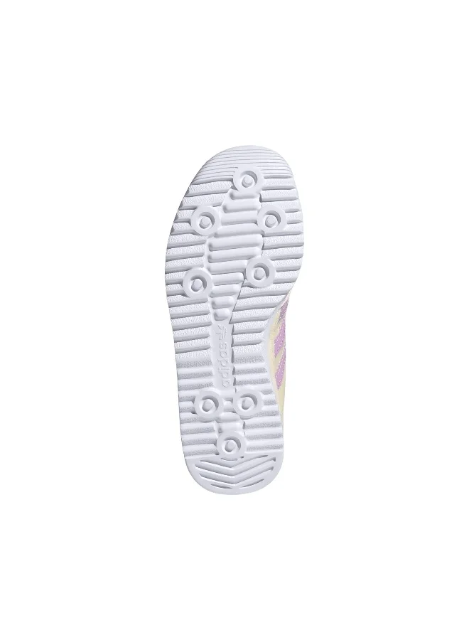 adidas سنيكرز SL 72 RS EL C بيج للأطفال أولاد وبنات مقاس 2.5