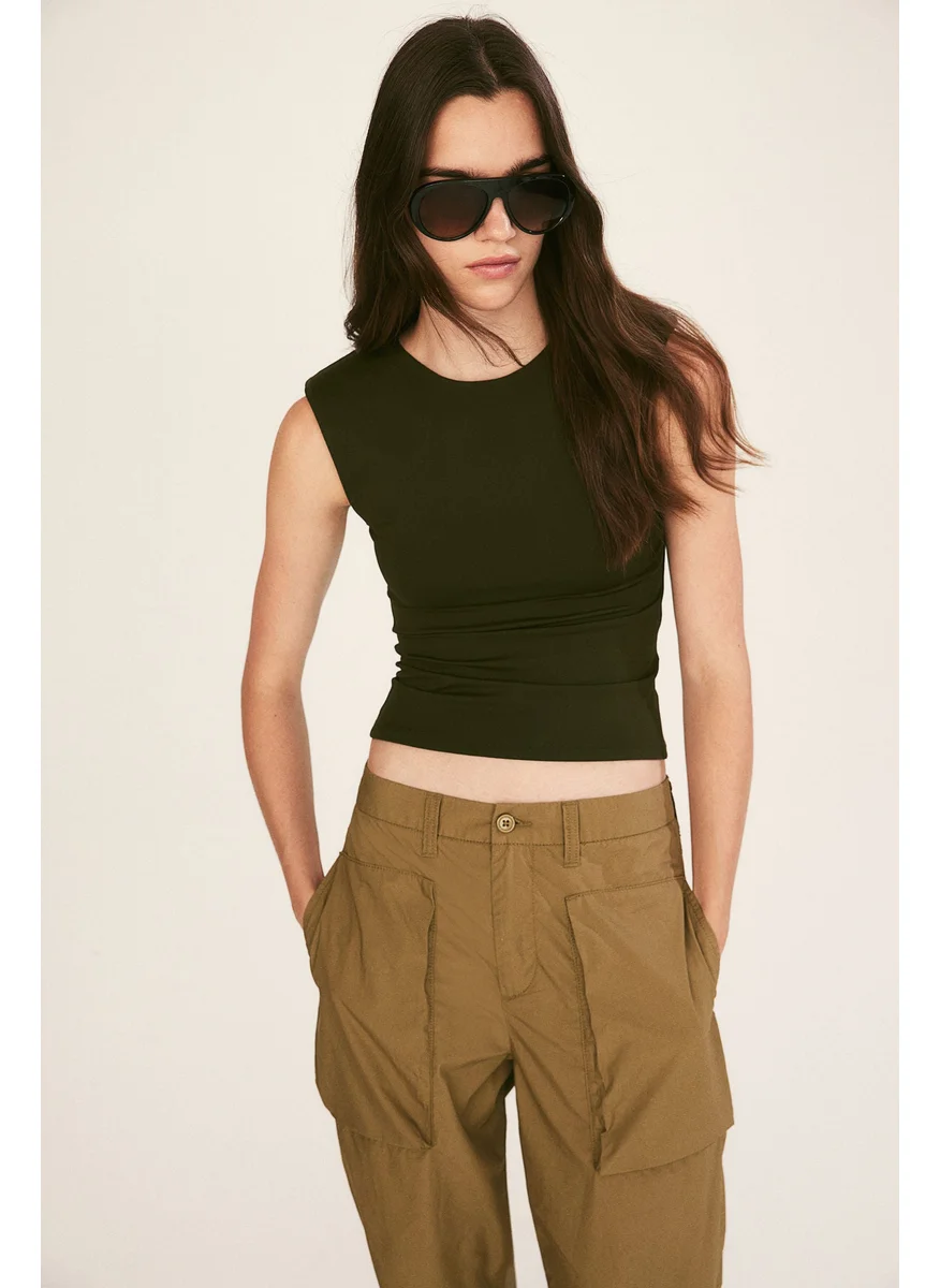 H&M Shoulder-Pad Vest Top
