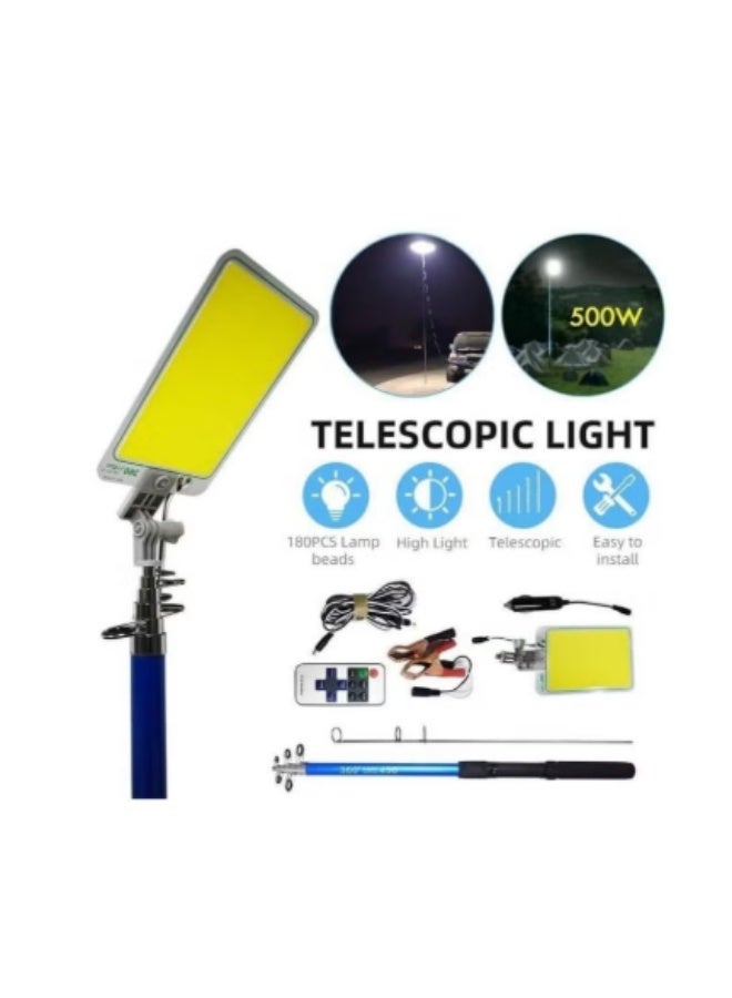 360 Light Camping light, multi-functional outdoor light with remote control, 500W 5m detachable multi-mode light for camping, garden, and emergency car repairs - Image 2