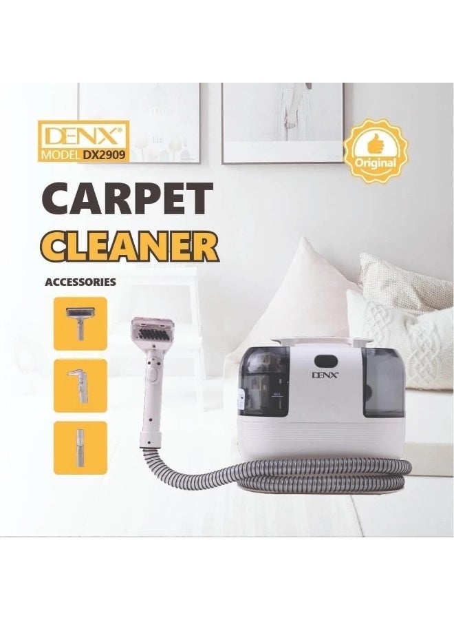 Denx Professional Carpet Cleaner – Heavy-Duty Carpet Vacuum with Accessories, Deep Cleaning for Home & Commercial Use, DX2909 - Image 1
