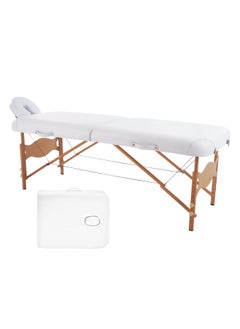 Meishida Foldable Massage Bed Adjustable Height Massage Table 2 Section Fold Spa Bed  - Image 1