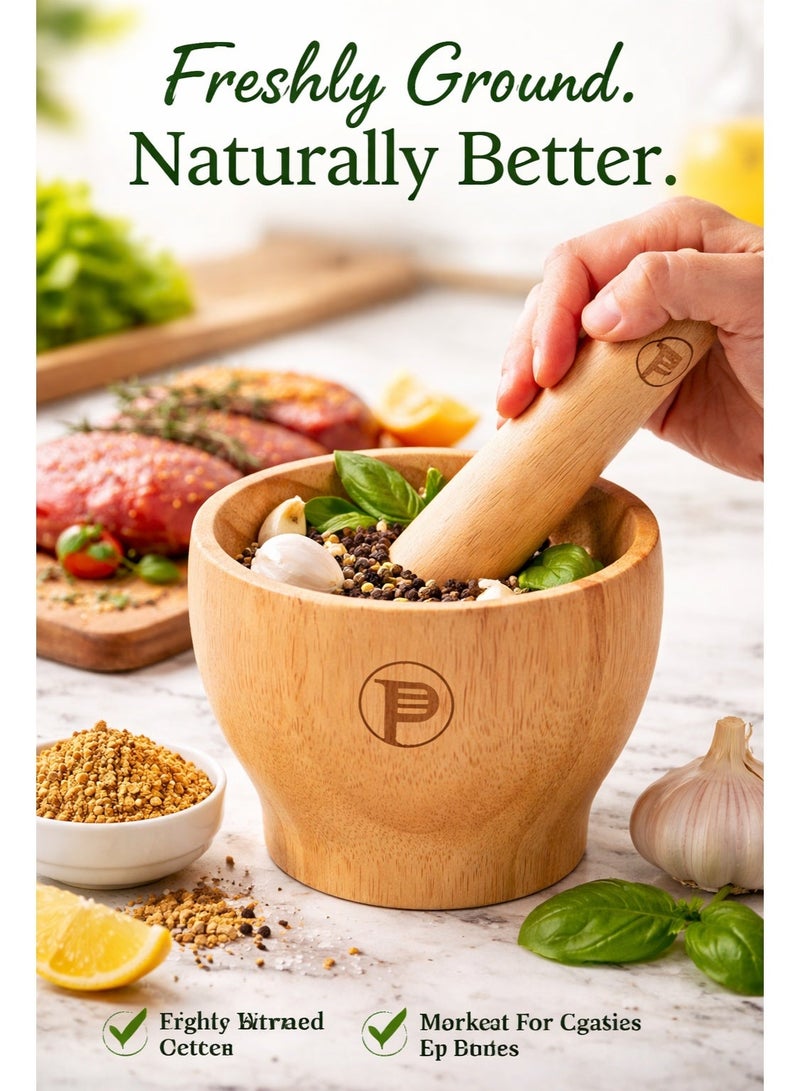 بيرفكت كيتشن هاون ومدقة خشبية - Image 1