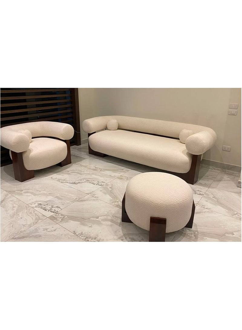 Other Manufacturer Modern 3-piece sofa set for 4 people - Image 1