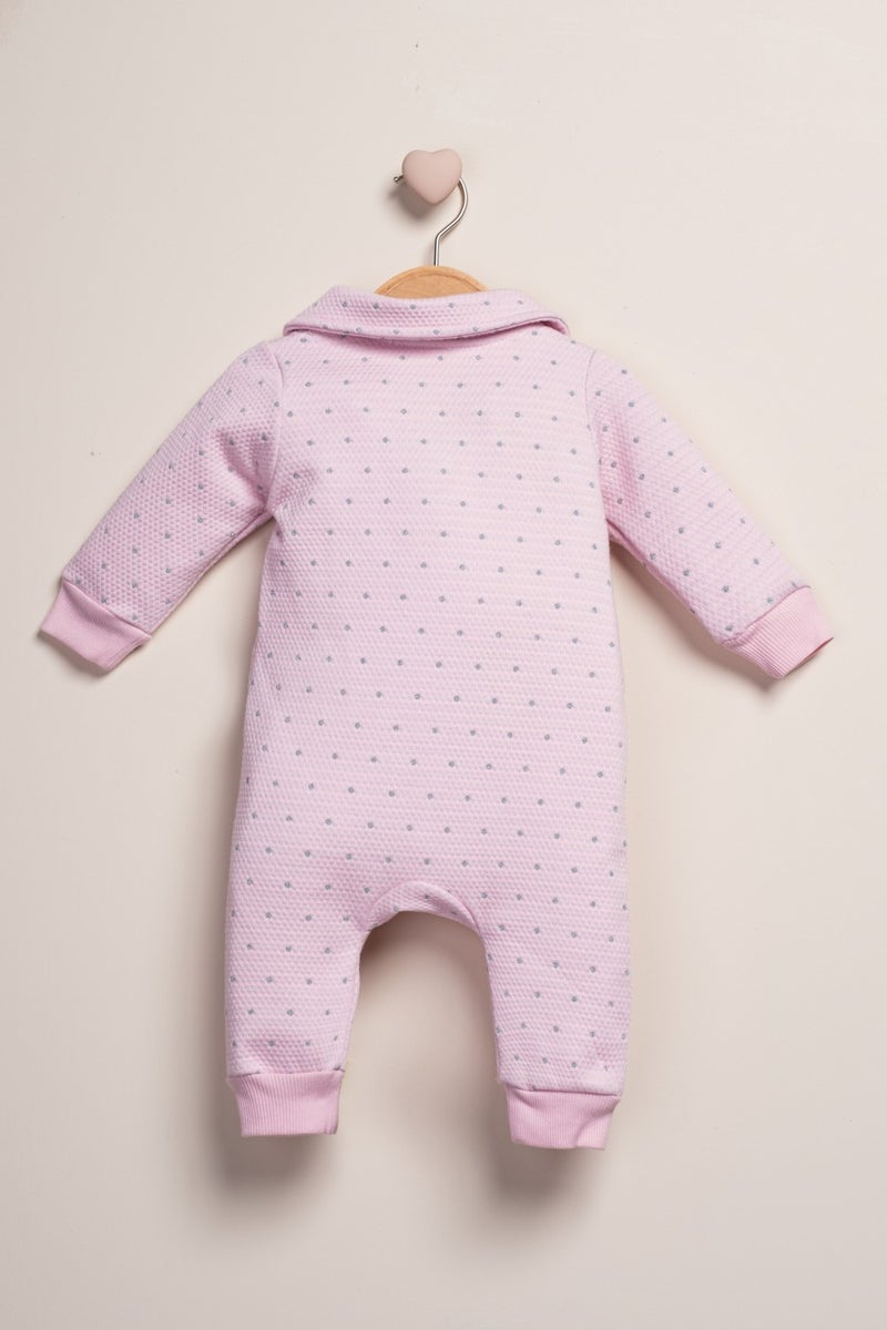 Baby Fou Zippered Baby Collar Jumpsuit - Image 2