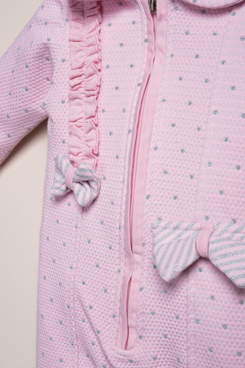 Baby Fou Zippered Baby Collar Jumpsuit - Image 4