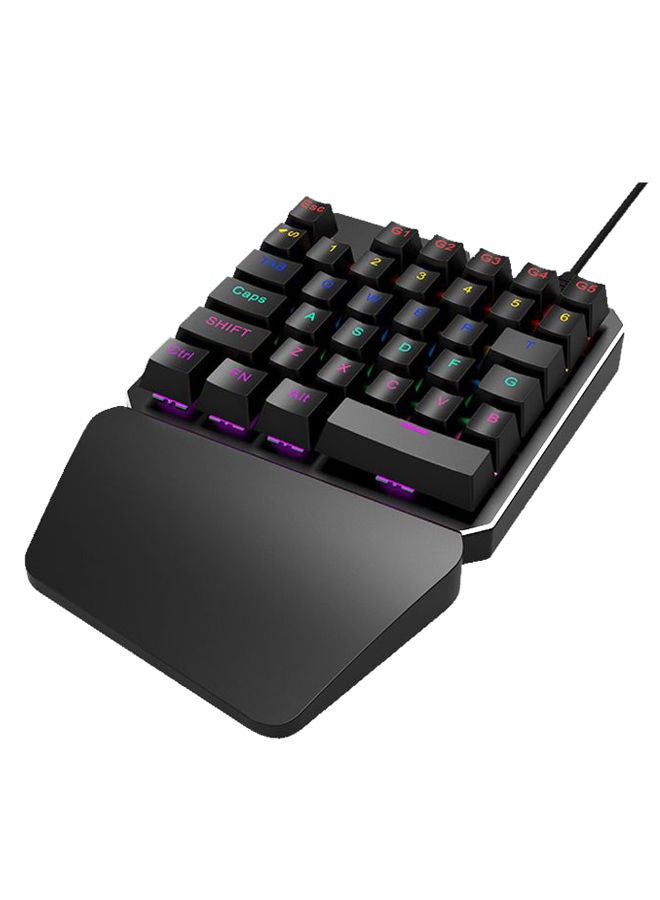 NIBEMINENT Professional 35-Keys USB Wired Gaming Keyboard 