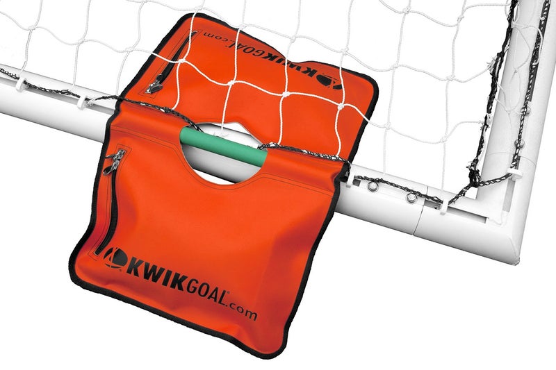 Kwik Goal حقيبة تثبيت هدف كرة القدم الثقيلة من كويك جول، برتقالية - Image 2