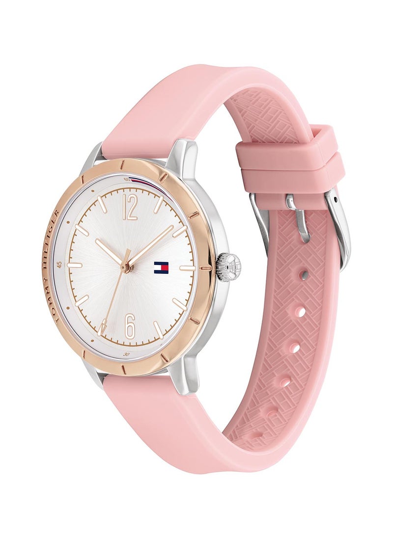 TOMMY HILFIGER - Women's Analog Round Shape Silicone Wrist Watch 1782562 - 38 Mm - Image 1