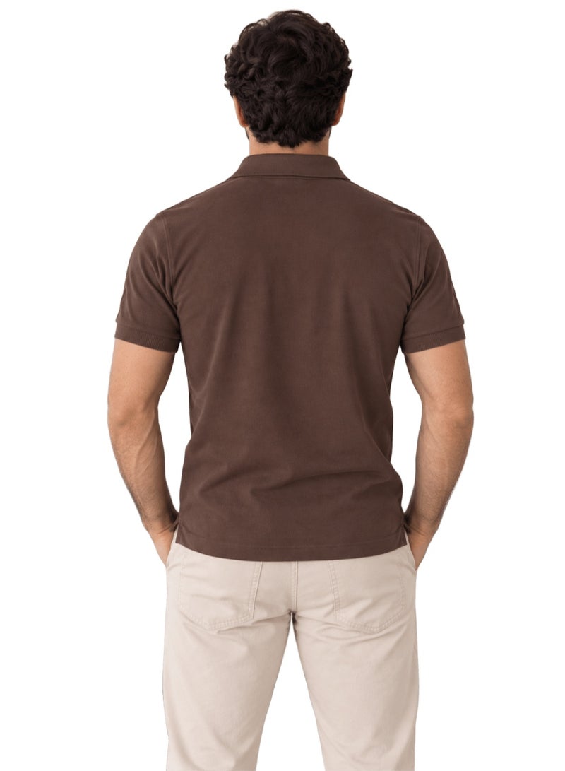 Nileton Men’s Polo T-Shirt – 100% Cotton - Classic Piqué Polo Shirts - Short Sleeve with Two-Button Collar, Regular Fit - Casual Top, Soft Cotton - Comfortable Fit for Everyday Style - Image 4