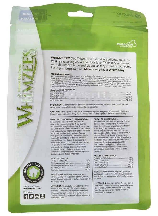 WHIMZEES - Paragon Whimzees Alligator Treat Dental Treat For Large Dogs, 6 Per Bag - Image 1