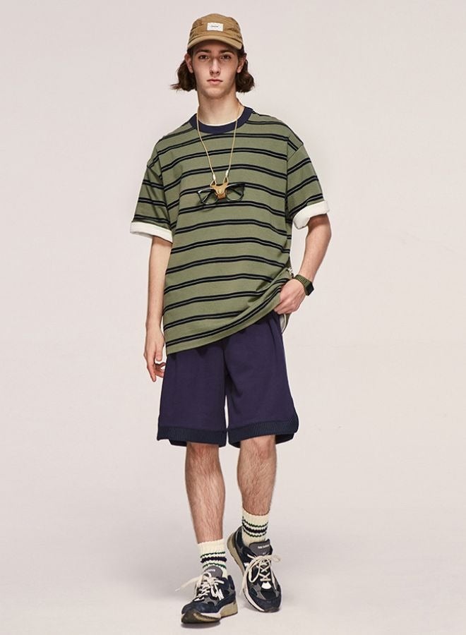 Mei Stylish Unisex Street Style Crew Neck Loose Fit Oversize T-shirt - Image 3