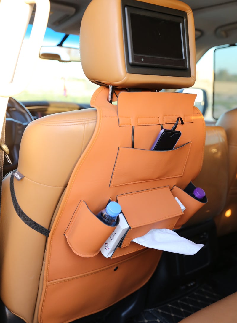 Dhell Seat Back organizer - Brown