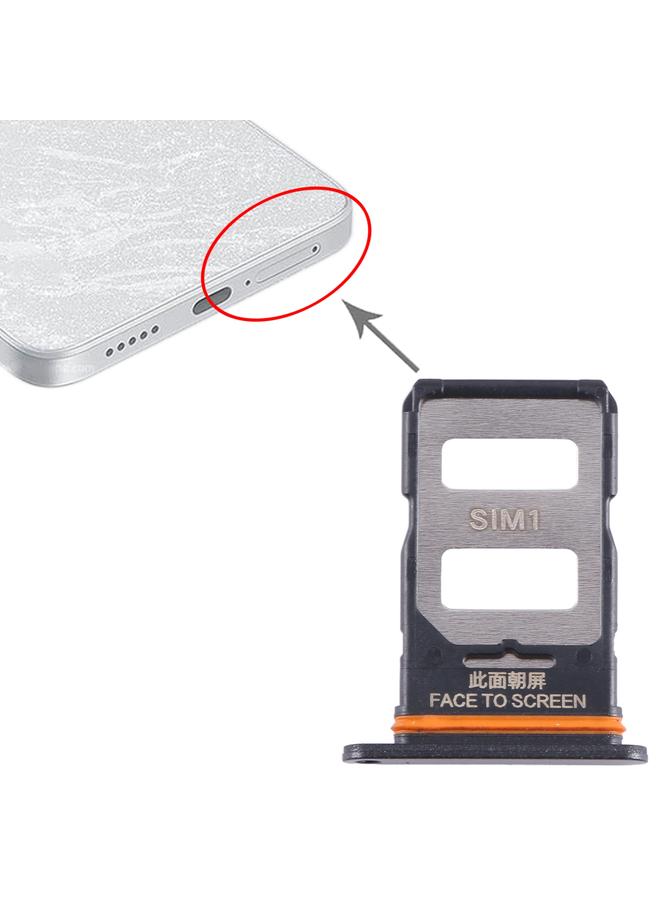 For Xiaomi Note 13 Pro SIM Card Tray + SIM Card Tray (Black) - Image 4