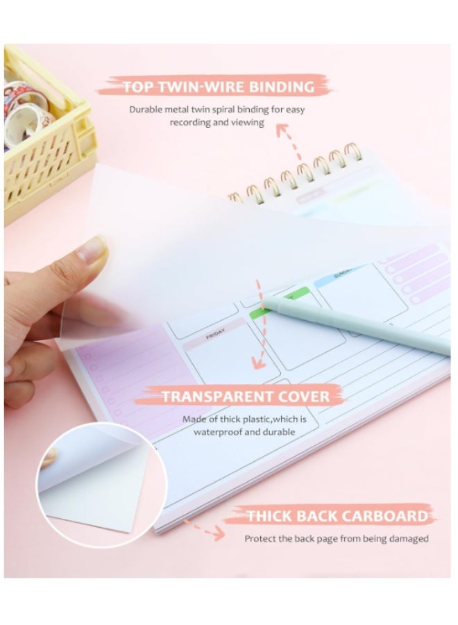 Weekly to Do List Notepad – Desk Planner with 52 Undated Tear-Off Sheets, Habit Tracker & Productivity Organizer, Ideal for Students, Office & Home Use - Image 5