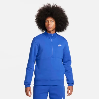 Nike Men's Sportswear Club Brushed-Back 1/2-Zip Sweatshirt