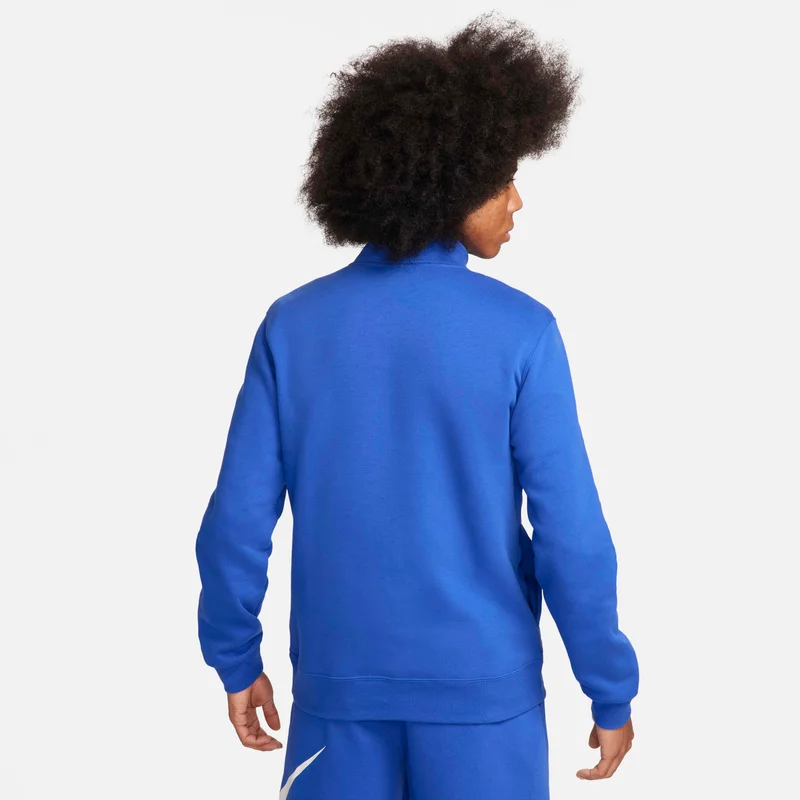 Nike Men's Sportswear Club Brushed-Back 1/2-Zip Sweatshirt