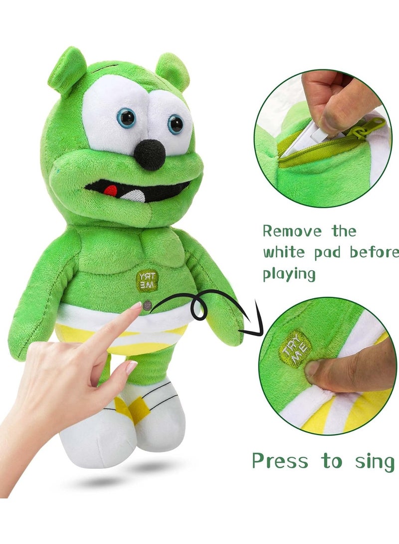 general Gummy Bear Plush Toy Singing Bear Song Toy Stuffed Animal Doll for Kids Birthday Gifts Party Supplies - Image 2