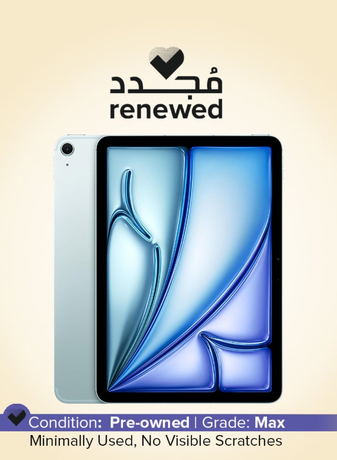 Apple Renewed - iPad Air 2024 (6th Gen) M2 11-inch 512GB Blue 5G - International Version - Image 1