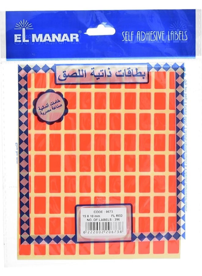 El Manar Compact Bold Adhesive Label Sticker, 10x15 mm With Premium Material Suitable For Home, School And Office - Image 3