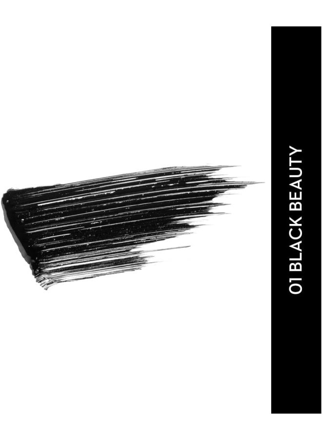 شوجر كوزماتيكس ماسكارا أبتاون كيرل لإطالة الرموش - 01 بلاك بيوتي (أسود) - Image 2